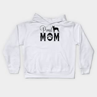 Proud Dog Mom - Boston Terrier Kids Hoodie